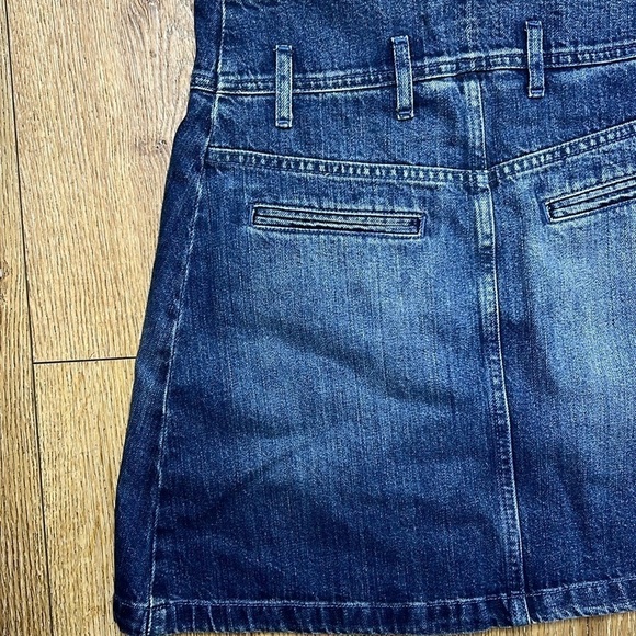 NWT The Kooples The Western Buckle Denim Skirt Size 1/25-26US - Picture 5 of 7